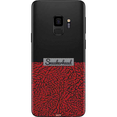 Elephant Print Red Sneakerhead Galaxy S9 Skin